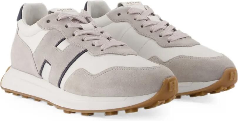 Hogan H601 low-top sneakers met ronde neus Wit