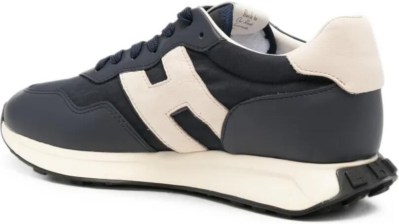 Hogan H601 sneakers met vlakken en logo-patch Blauw - Foto 3