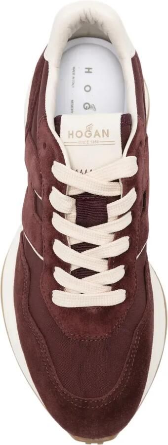 Hogan H641 sneakers met suède vlakken Rood - Foto 4
