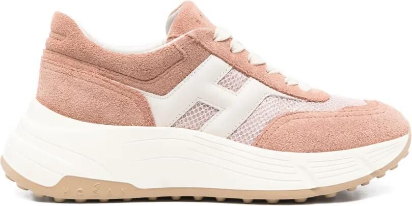 Hogan H669 sneakers met ronde neus Roze
