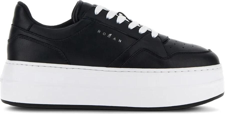 Hogan H670 sneakers met plateauzool Zwart