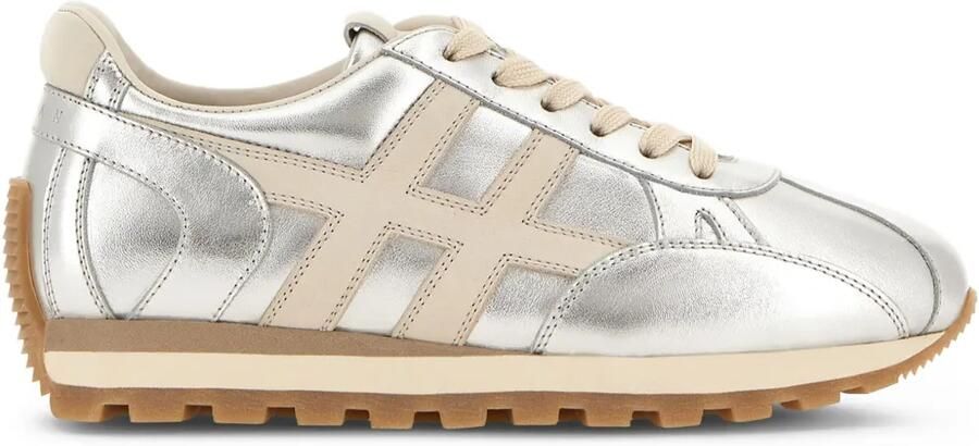 Hogan H671 86ER sneakers met veters Zilver