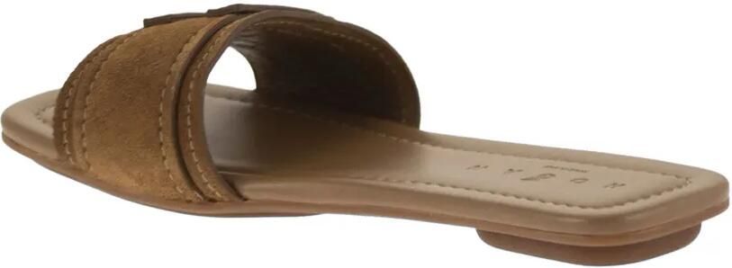 Hogan H685 platte suède muiltjes Bruin