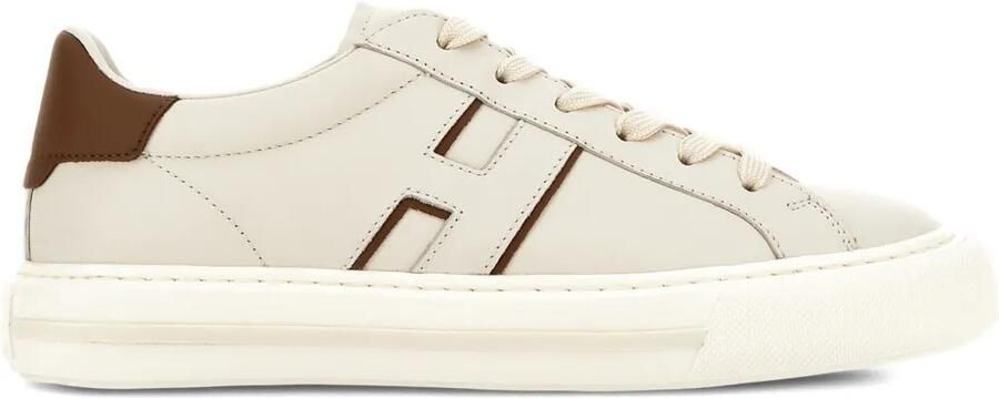 Hogan H691 sneakers met H-streep Beige