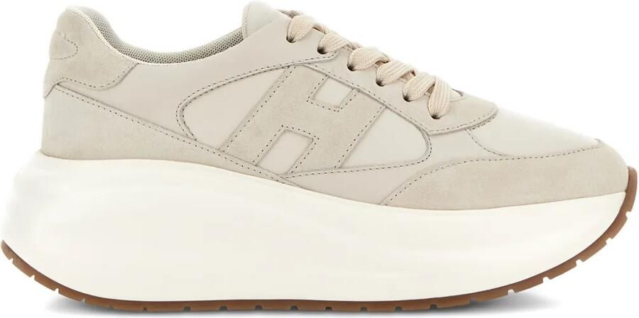 Hogan H696 suède sneakers Beige