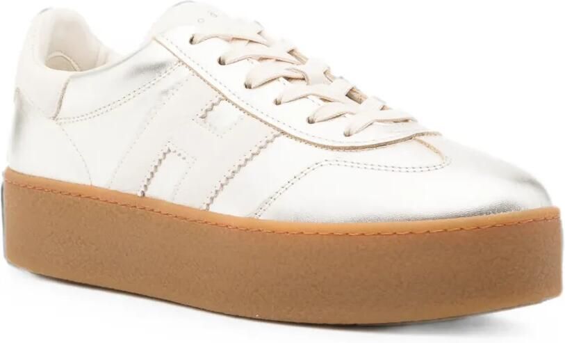 Hogan H698 sneakers met metallic effect Zilver - Foto 2