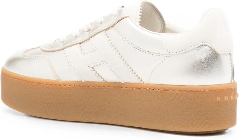 Hogan H698 sneakers met metallic effect Zilver - Foto 3