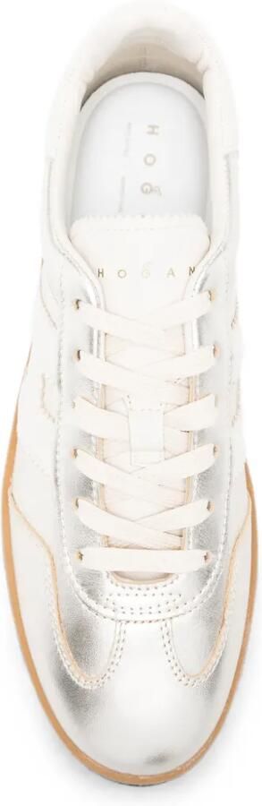 Hogan H698 sneakers met metallic effect Zilver - Foto 4