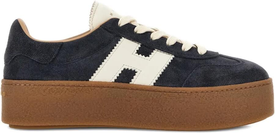 Hogan H698 sneakers met plateauzool Blauw