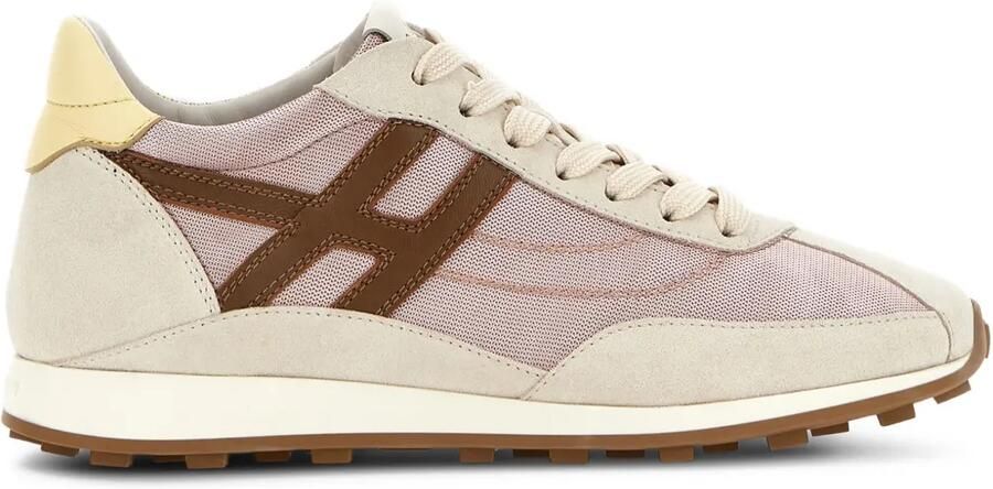 Hogan H699 sneakers met veters Beige