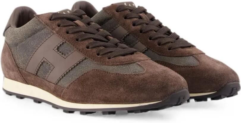 Hogan H699 sneakers met vlakken Bruin - Foto 2