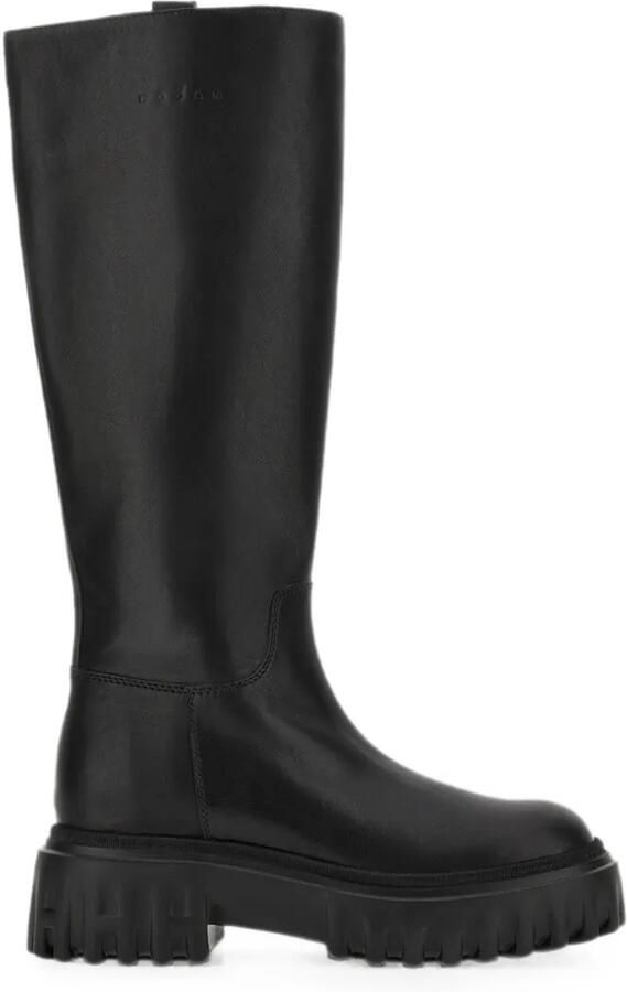 Hogan H700 laarzen met chunky zool Zwart