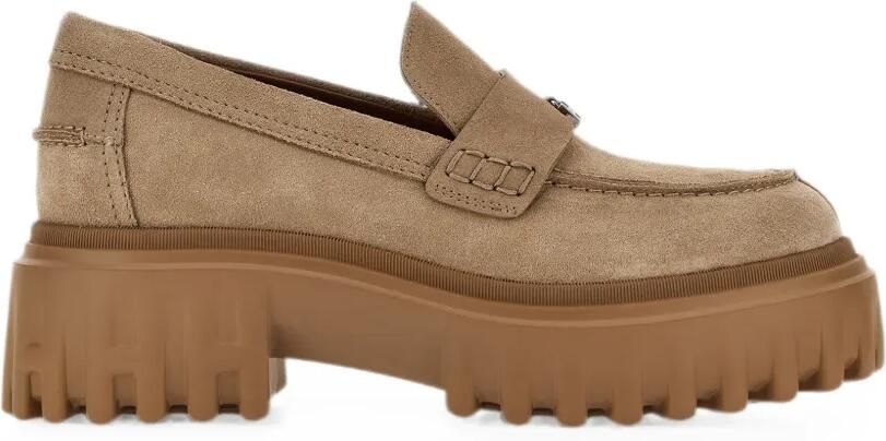 Hogan H700 loafers met chunky zool Beige