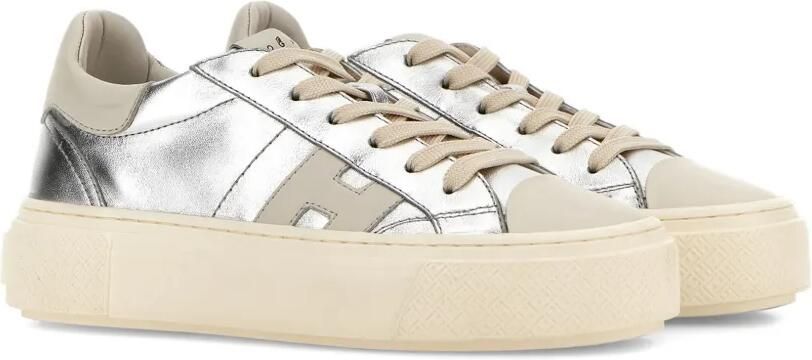 Hogan H705 sneakers met plateauzool Zilver - Foto 4