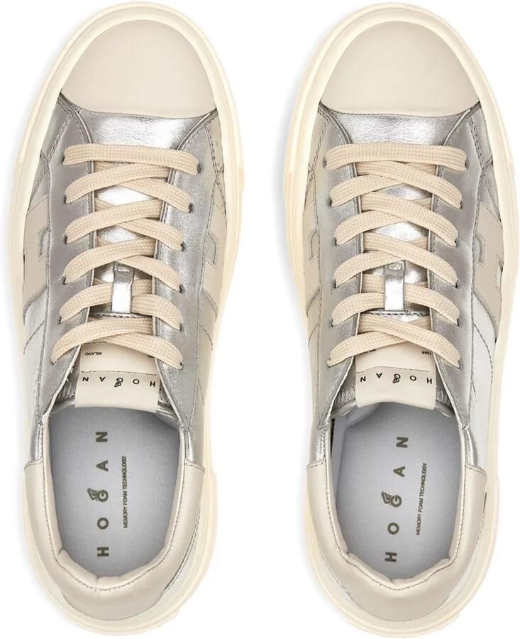Hogan H705 sneakers met plateauzool Zilver - Foto 3