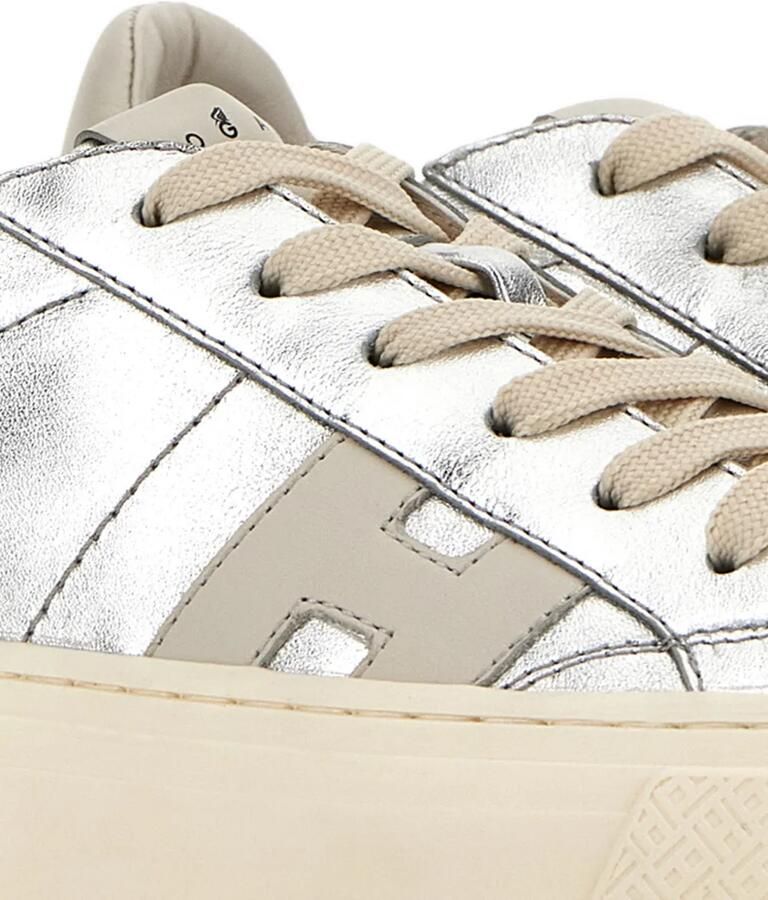 Hogan H705 sneakers met plateauzool Zilver - Foto 2