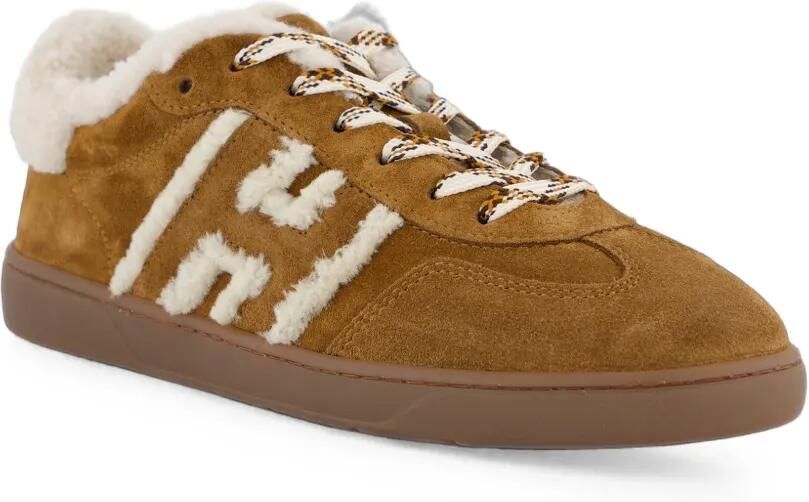 Hogan Cool sneakers met lammy afwerking Bruin - Foto 2