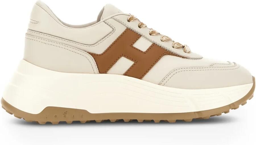 Hogan Hi-Fi leren sneakers Beige - Foto 2