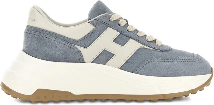 Hogan Hi-Fi leren sneakers Blauw