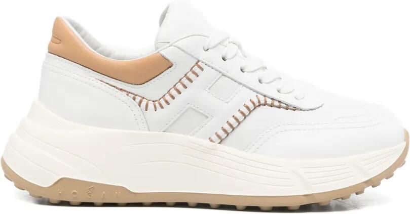 Hogan Hi-Fi leren sneakers Wit