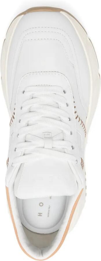 Hogan Hi-Fi leren sneakers Wit - Foto 4