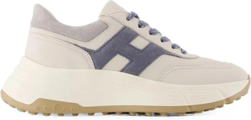 Hogan Hi-Fi low-top sneakers met vlakken Wit