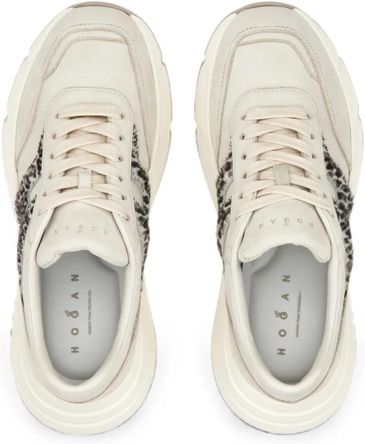 Hogan Hi-Fi sneakers met luipaardprint Beige - Foto 2