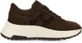 Hogan Hi-Fi sneakers met luipaardprint Bruin - Bruin