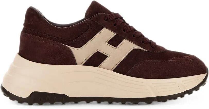 Hogan Hi-Fi suède sneakers Rood