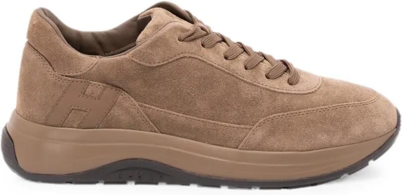 Hogan Hi-Light suède sneakers Bruin