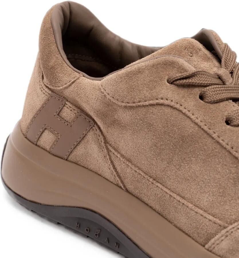 Hogan Hi-Light suède sneakers Bruin - Foto 2