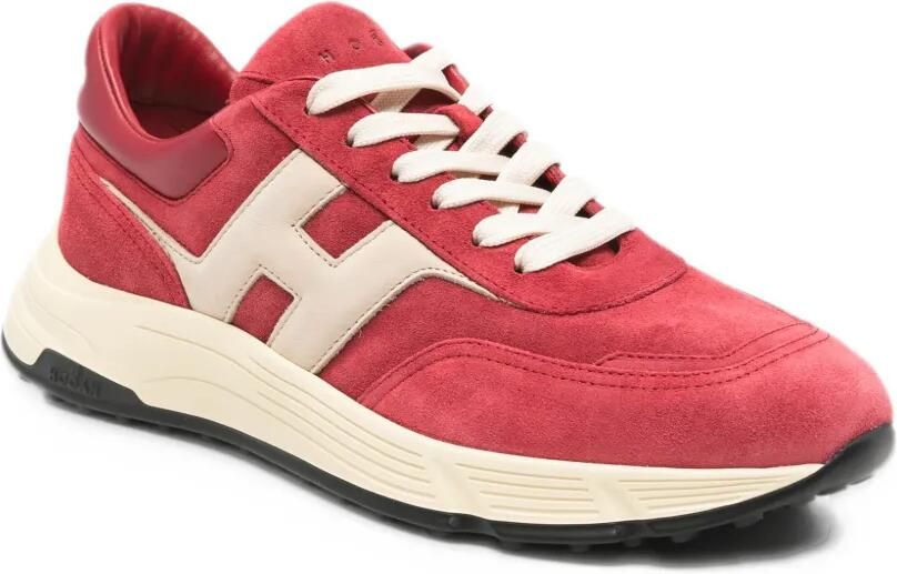 Hogan Hyperlight logo-patch panelled sneakers Rood - Foto 2