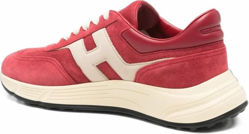 Hogan Hyperlight logo-patch panelled sneakers Rood - Foto 3