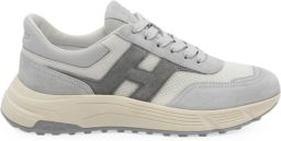 Hogan Hyperlight low-top sneakers met suède vlak Grijs