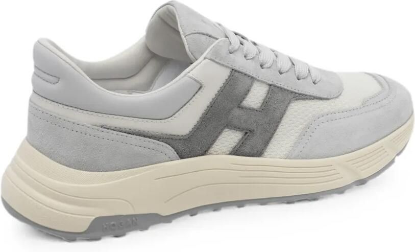 Hogan Hyperlight low-top sneakers met suède vlak Grijs - Foto 3