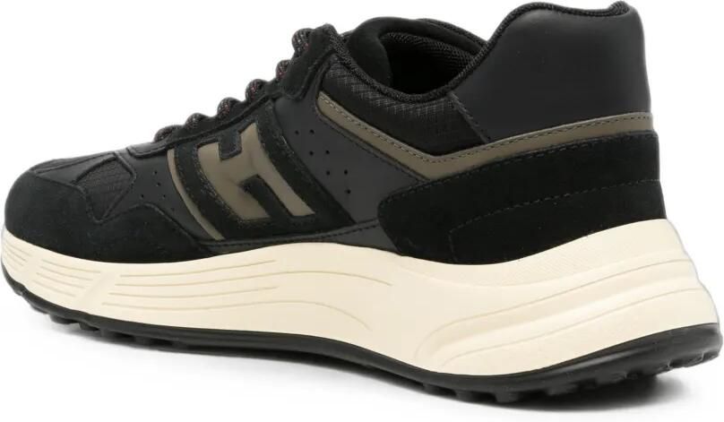 Hogan Hyperlight sneakers met logo-patch en vlakken Zwart