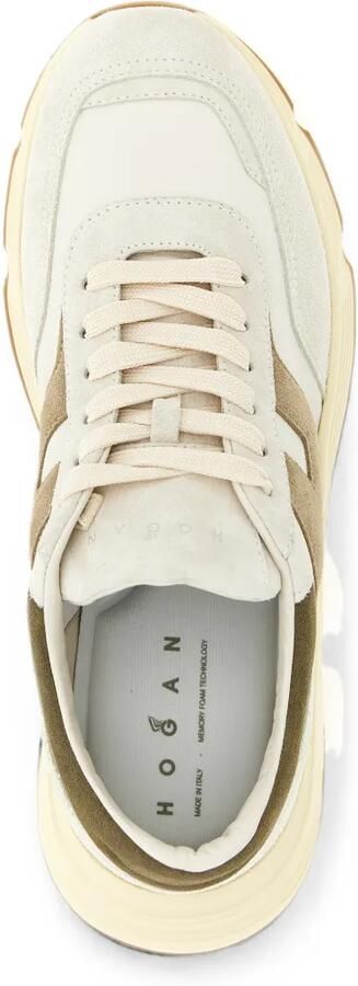 Hogan Hyperlight sneakers met logopatch Beige - Foto 4