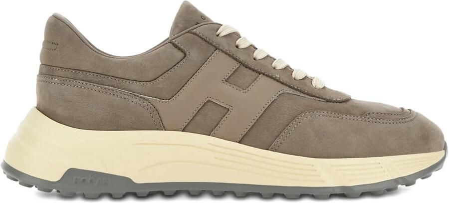 Hogan Hyperlight sneakers met logopatch Bruin