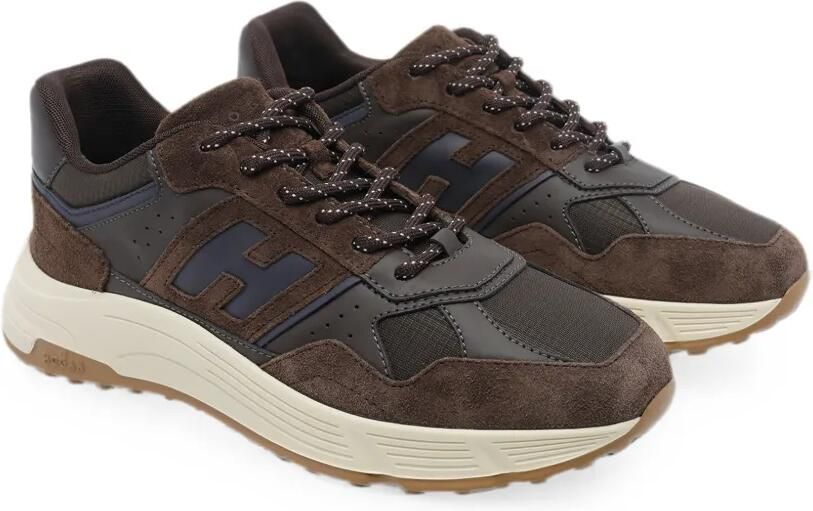 Hogan Hyperlight sneakers met suède vlak Bruin - Foto 3
