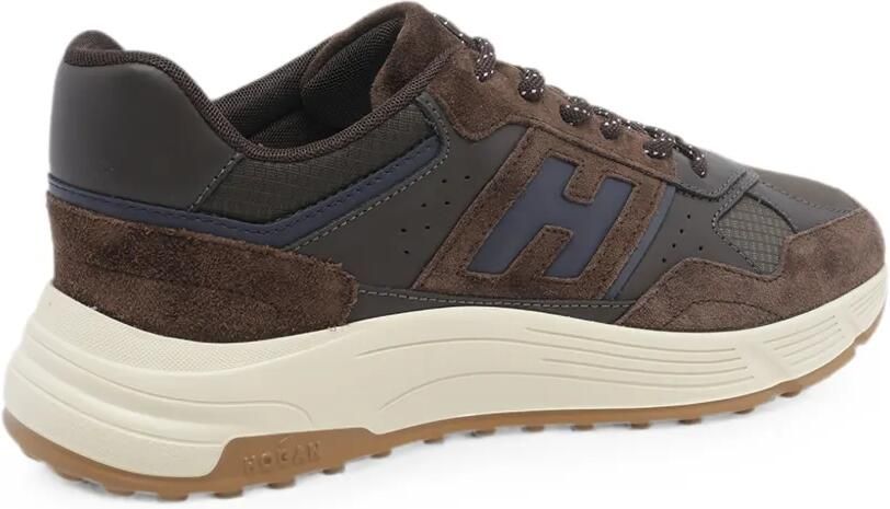Hogan Hyperlight sneakers met suède vlak Bruin - Foto 4