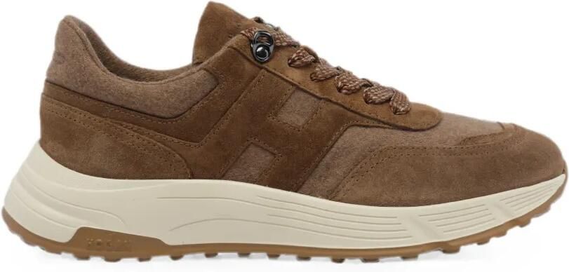 Hogan Hyperlight sneakers met vlakken Bruin