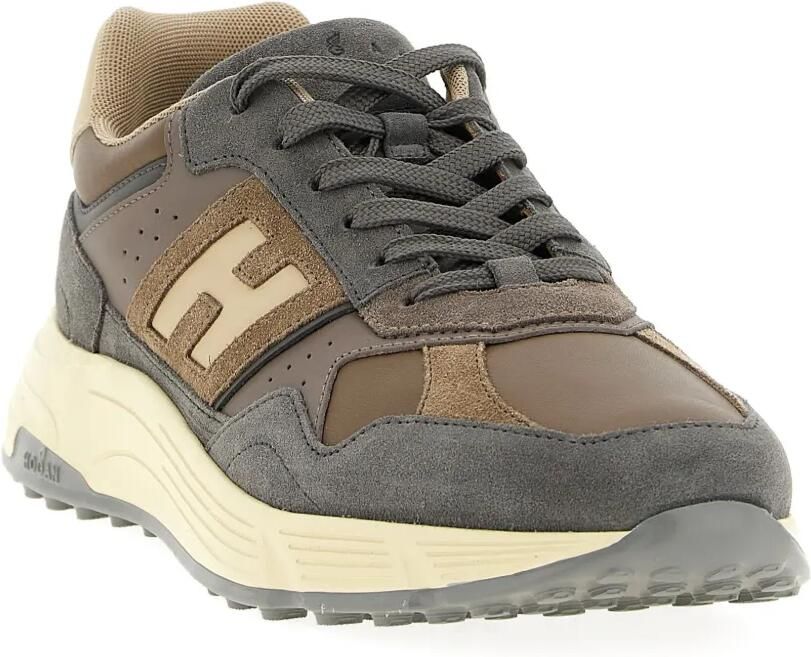 Hogan Hyperlight suède leren sneakers Bruin