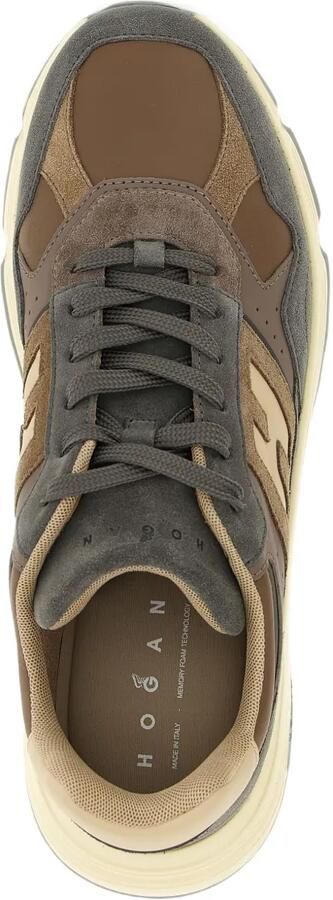 Hogan Hyperlight suède leren sneakers Bruin - Foto 4