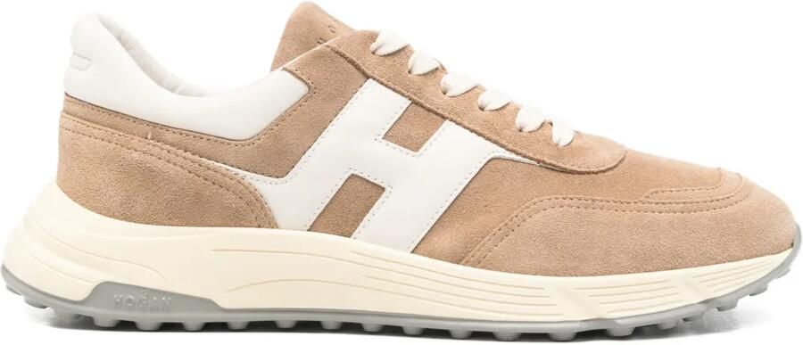 Hogan Hyperlight suède sneakers Beige