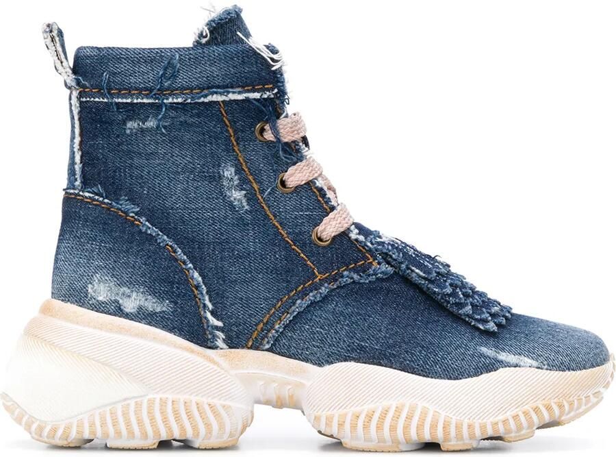 Hogan Interaction high-top sneakers Blauw