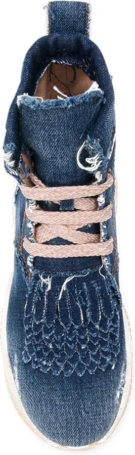 Hogan Interaction high-top sneakers Blauw - Foto 3