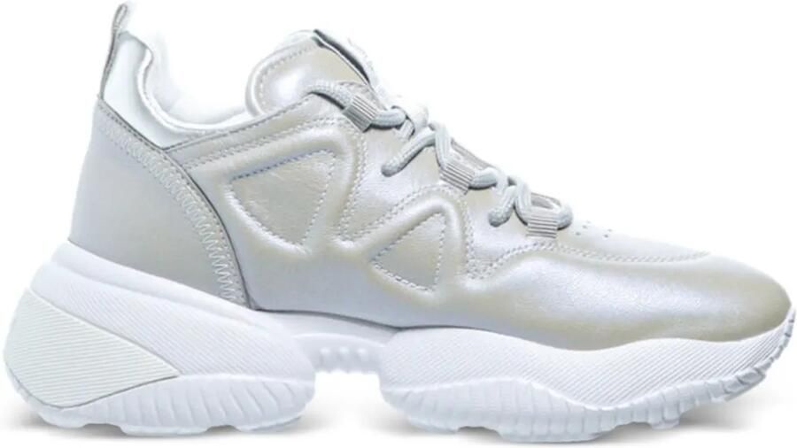Hogan Interaction sneakers Zilver - Foto 4
