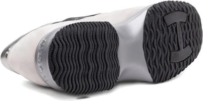 Hogan Interactive Allacciato suède sneakers met metallic vlak Grijs - Foto 5