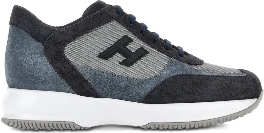 Hogan Interactive sneakers met logopatch Grijs