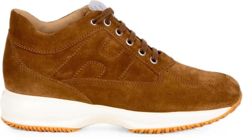 Hogan Interactive sneakers met vlakken Bruin